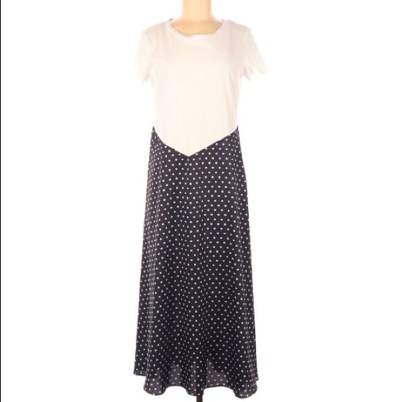 MSK Polka Dot Maxi Dress - Picture 1 of 3